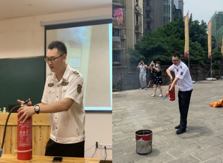 六合學(xué)校黨支部組織在校師生員工開展消防培訓(xùn)與演練